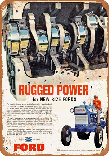 Metal sign 1965 ford - -,
