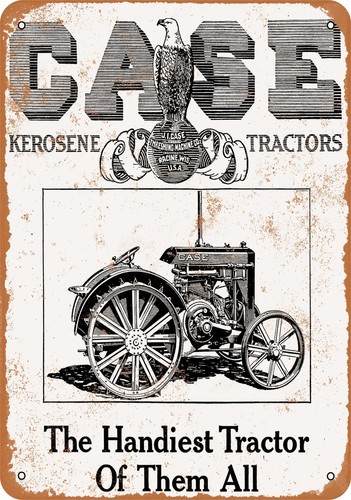 Metal sign 1918 case - sign,