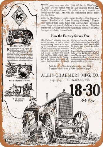 Metal sign 1921 - sign,